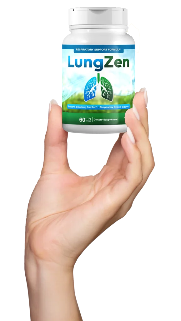 LungZen Daily Supplement — Taking Capsule